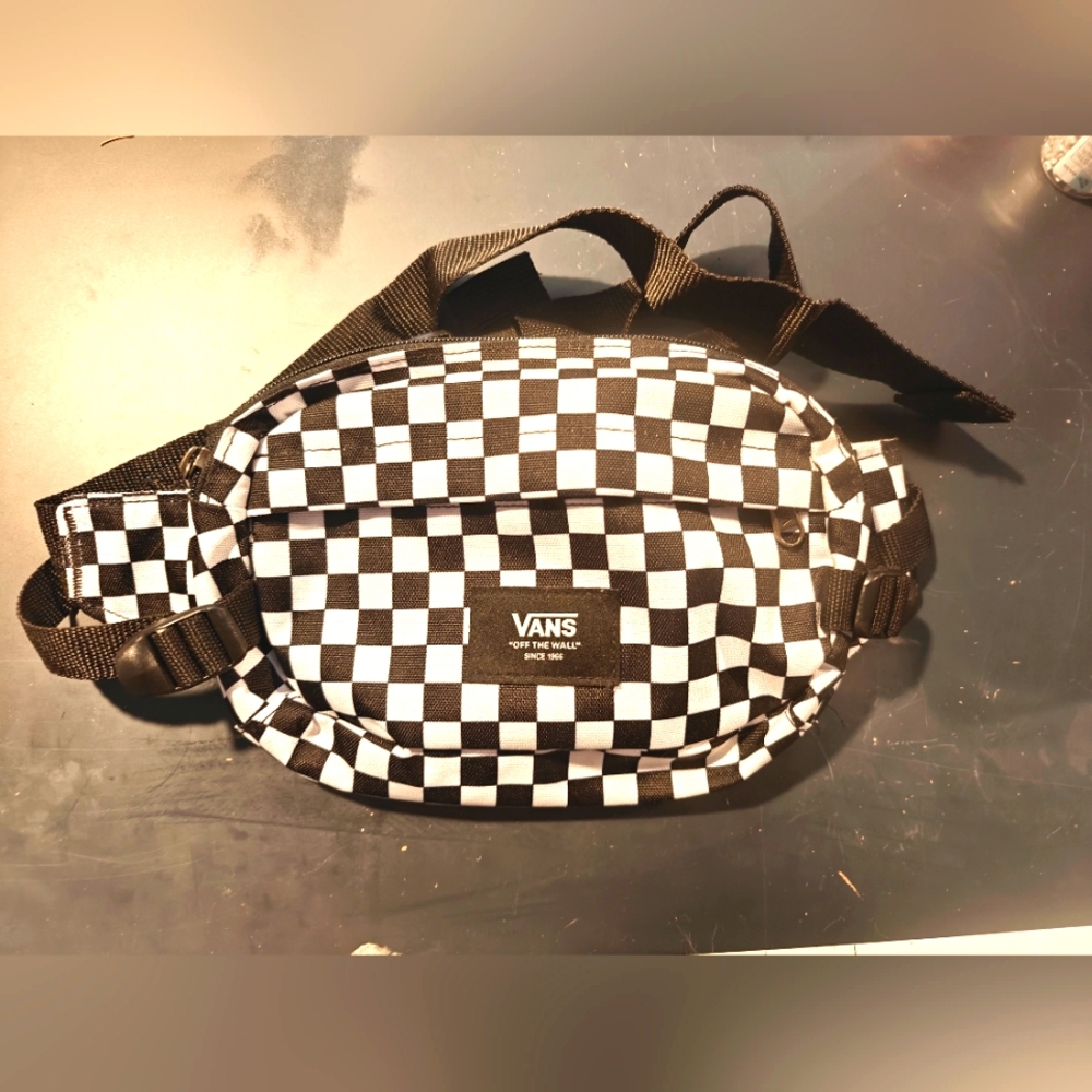 Vans Black and White Checkered Men's Bag